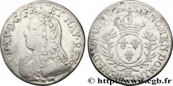 LOUIS XV DIT LE BIEN AIMÉ Cinquième d&nbsp;écu aux branches d&nbsp;olivier, buste habillé 1726 La Rochelle TB/TB+