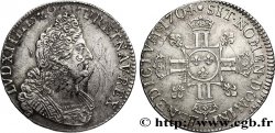 LOUIS XIV LE GRAND OU LE ROI SOLEIL Demi-écu aux huit L 1704 Paris TB+