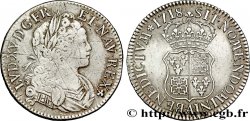 LOUIS XV DIT LE BIEN AIMÉ Écu dit &nbsp;de France-Navarre&nbsp; 1718 Paris TTB/TTB+