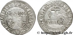 HENRY VI DE LANCASTRE - ROI DE FRANCE (1422-1453) - ROI D ANGLETERRE (1422-1461) et (1470-1471) Blanc aux écus n.d. Saint-Lô