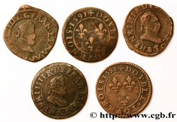 HENRI IV LE GRAND Lot de 5 doubles tournois d’Henri IV n.d. s.l.