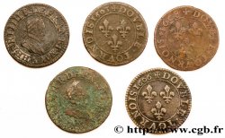 HENRI IV LE GRAND Lot de 5 doubles tournois d’Henri IV n.d. s.l.
