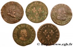 HENRI IV LE GRAND Lot de 5 doubles tournois d’Henri IV n.d. s.l.