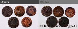 LOUIS XIII LE JUSTE Lot de 5 doubles tournois de Louis XIII n.d. s.l. TB