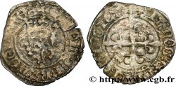 CHARLES, REGENCY - COINAGE WITH THE NAME OF CHARLES VI Gros dit  florette  n.d. Poitiers