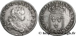 LOUIS XV DIT LE BIEN AIMÉ Tiers d&nbsp;écu de France 1723 Rouen TB+