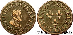 HENRI IV LE GRAND Double tournois, 2e type de Paris (légende française) 1603 Paris, Moulin des Étuves
