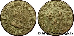 HENRI IV LE GRAND Double tournois, 2e type de Paris (légende française) 1609 Paris, Moulin des Étuves