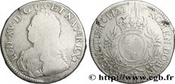 LOUIS XV DIT LE BIEN AIMÉ Écu aux branches d olivier, buste habillé 1727 Toulouse TB