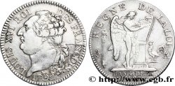 LOUIS XVI (MONARQUE CONSTITUTIONNEL)  Demi-écu dit &nbsp;au génie&nbsp;, type FRANÇOIS 1792 Paris TTB+