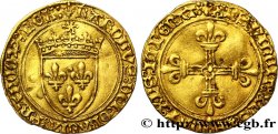 CHARLES VIII Écu d&nbsp;or au soleil n.d. Rouen TTB