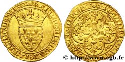 CHARLES VI LE FOU OU LE BIEN AIMÉ Écu d&nbsp;or à la couronne n.d. Romans TTB