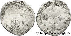 CHARLES IX Sol parisis , 1er type 1565 Troyes