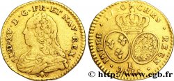 LOUIS XV DIT LE BIEN AIMÉ Demi-louis d or aux écus ovales, buste habillé 1730 Bayonne