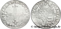 LOUIS XIII LE JUSTE Quart d&nbsp;écu de Béarn 1617 Pau TB+