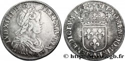 LOUIS XIV LE GRAND OU LE ROI SOLEIL Demi-écu, portrait à la mèche courte 1644 Paris, Monnaie de Matignon TB+