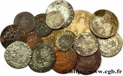 LOTS Quinze monnaies royales, états et métaux divers n.d.  