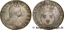 LOUIS XV DIT LE BIEN AIMÉ Écu dit  vertugadin  1716 Bayonne TTB/TTB+