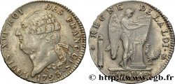 LOUIS XVI (MONARQUE CONSTITUTIONNEL)  Écu dit  au génie , type FRANÇOIS 1793 Orléans SUP