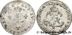 LOUIS XV DIT LE BIEN AIMÉ Double sol de billon 1762 Strasbourg SUP/TTB+