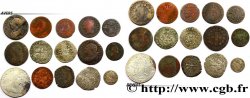 LOTES Quinze monnaies royales, états et métaux divers n.d. 