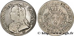 LOUIS XV DIT LE BIEN AIMÉ Cinquième d&nbsp;écu aux branches d&nbsp;olivier, buste habillé 1726 Paris TB+/TTB