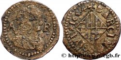 SPAIN - BARCELONA - LOUIS XIV  THE SUN KING  Ardit ou demi-sizain 1644 Barcelone