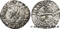 MONNAYAGE DU DUC DE BOURGOGNE AU NOM DE CHARLES VI LE FOU OU LE BIEN AIMÉ Gros dit &nbsp;florette&nbsp; n.d. Dijon