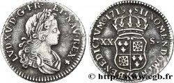 LOUIS XV DIT LE BIEN AIMÉ XX sols de Navarre 1719 Bordeaux TTB
