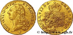 LOUIS XVI Double louis d’or aux écus accolés 1786 Limoges TTB