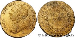 LOUIS XVI (MONARQUE CONSTITUTIONNEL)  12 deniers dit &nbsp;au faisceau&nbsp;, type FRANCOIS 1792 Bordeaux TTB