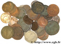 LOTS Quarante monnaies royales, états et métaux divers n.d. 