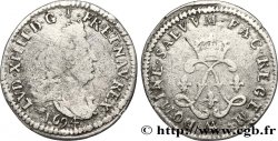 LOUIS XIV LE GRAND OU LE ROI SOLEIL Quatre sols aux deux L 1694 Metz TB