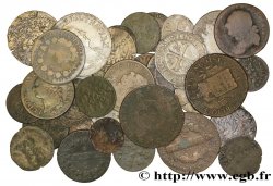 LOTTE Quarante monnaies royales, états et métaux divers n.d. 