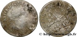 LOUIS XIV LE GRAND OU LE ROI SOLEIL Cinq sols aux insignes 1703 Strasbourg