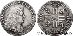LOUIS XIV LE GRAND OU LE ROI SOLEIL Demi-écu aux huit L, 1er type 1692 Lille