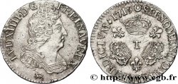 LOUIS XIV LE GRAND OU LE ROI SOLEIL Dixième d écu aux trois couronnes 1715 Nantes
