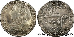 HENRI III. MONNAYAGE AU NOM DE CHARLES IX Teston, 10e type 1575 (MDLXXV) Toulouse