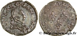 HENRI III Double tournois, 2e type de Dijon 1587 Dijon