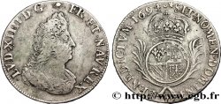 LOUIS XIV LE GRAND OU LE ROI SOLEIL Demi-écu de Flandre aux palmes 1694 Lille