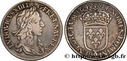 LOUIS XIII Demi-écu, buste drapé (1er buste de Jean Warin) 1642 Paris, Monnaie du Louvre