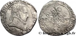 HENRI III Demi-franc au col plat n. d. Limoges