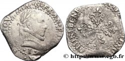 HENRI III Demi-franc au col plat 15[..] Limoges