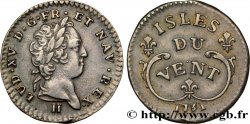 ÎLES DU VENT - LOUIS XV DIT LE BIEN AIMÉ Douze sols 1731 La Rochelle SUP