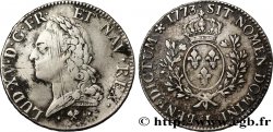 LOUIS XV  THE WELL-BELOVED  Écu aux branches d’olivier, buste lauré 1773 Bayonne