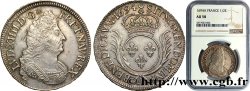 LOUIS XIV LE GRAND OU LE ROI SOLEIL Demi-écu aux palmes 1694 Paris