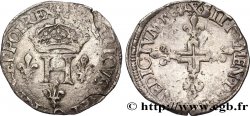 HENRY III Double sol parisis, 2e type 1584 Amiens