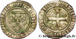 CHARLES VI LE FOU OU LE BIEN AIMÉ Blanc dit &nbsp;guénar&nbsp; n.d. Tournai TB+/TTB