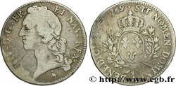 LOUIS XV DIT LE BIEN AIMÉ Écu aux branches d’olivier, tête ceinte d’un bandeau 1769 Paris