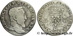 HENRI II Teston à la tête nue, 5e type 1553 Toulouse